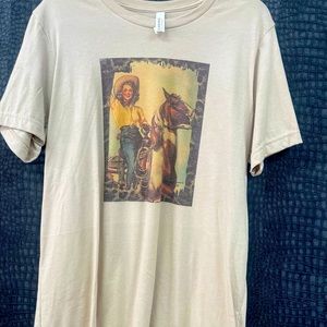 Brand new cowgirl tshirt , nostalgic western small medium large do